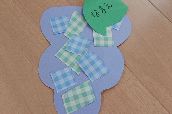 保育園 ９月 壁画｜保育園で園児と一緒に作るぶどう イメージ