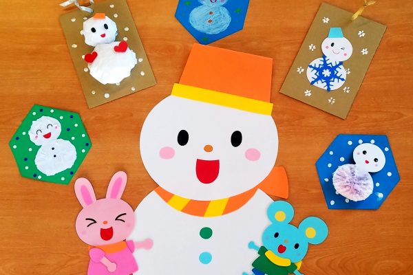 保育園　2月壁面・製作 雪だるまアイデア5選！花紙・毛糸・折り紙など イメージ