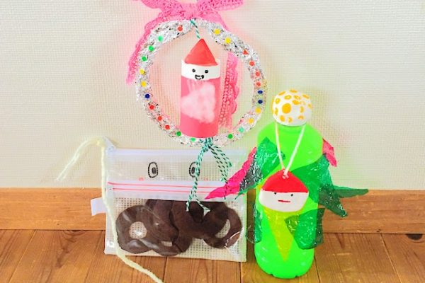 保育園　12月製作 サンタさんをつかったクリスマス製作 イメージ